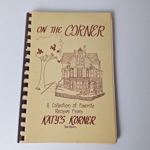 On The Corner Cookbook Katys Korner Tea Room Recipe Book 1982 Arkansas Vintage